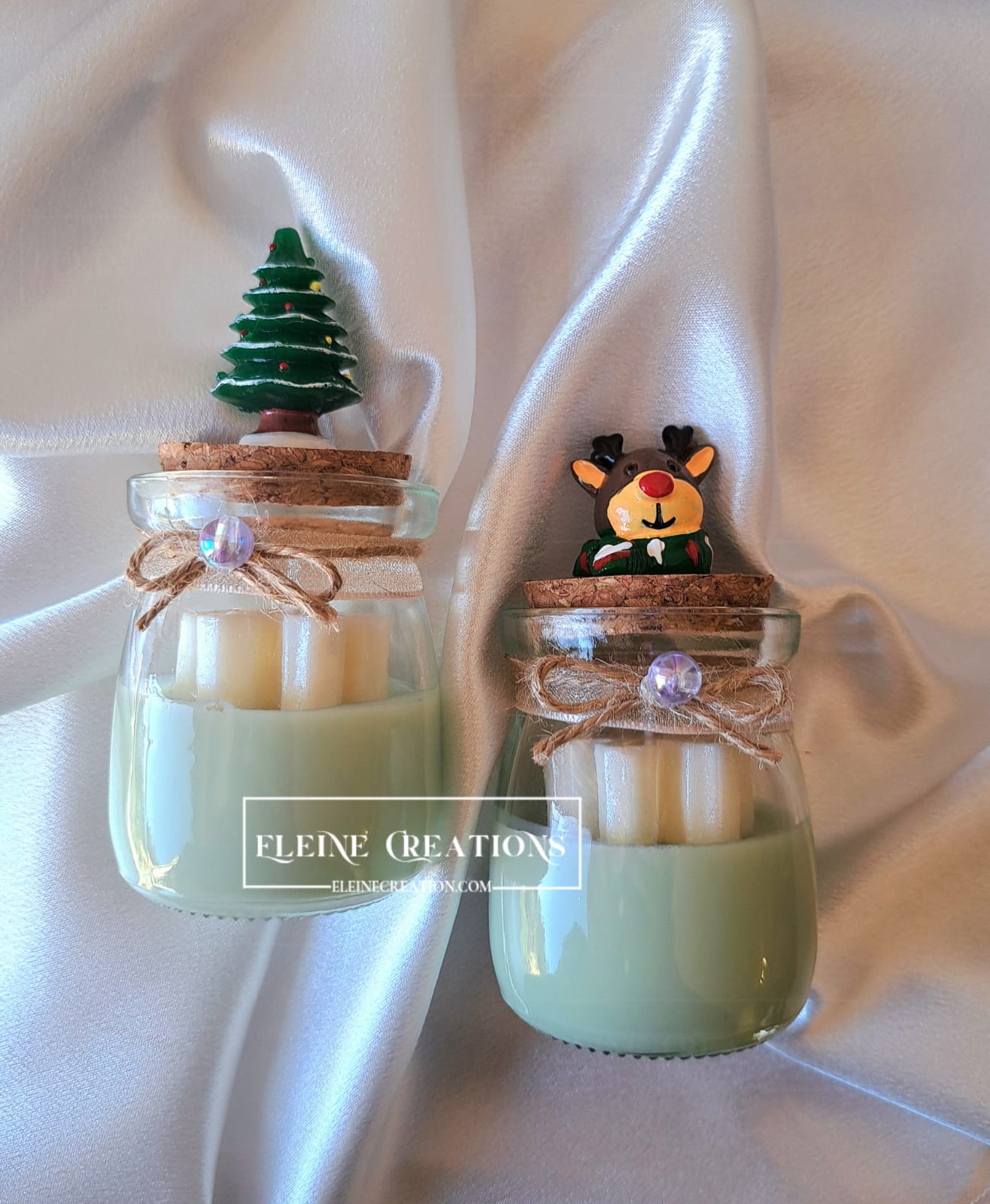 🕯️ Candela Natalizia in Barattolo – Edizione Artigianale 🎅🌲