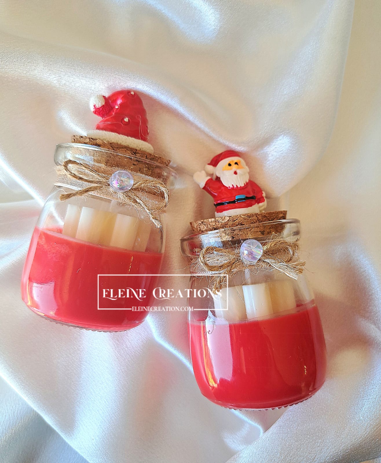 🕯️ Candela Natalizia in Barattolo – Edizione Artigianale 🎅🌲