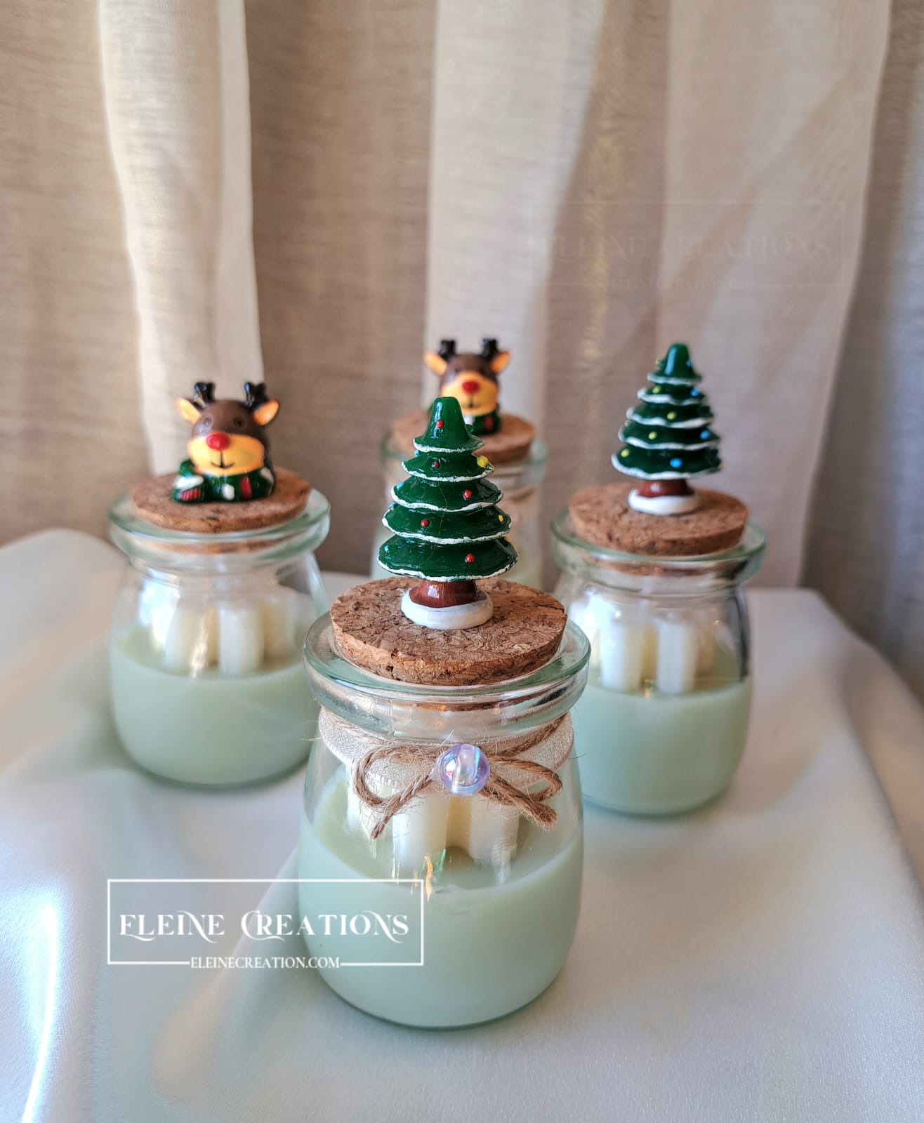 🕯️ Candela Natalizia in Barattolo – Edizione Artigianale 🎅🌲