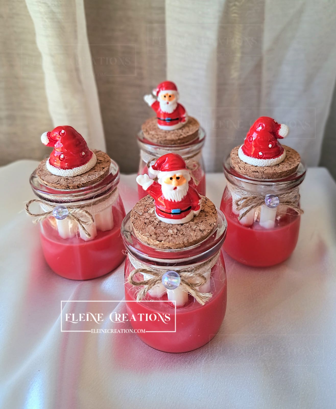 🕯️ Candela Natalizia in Barattolo – Edizione Artigianale 🎅🌲